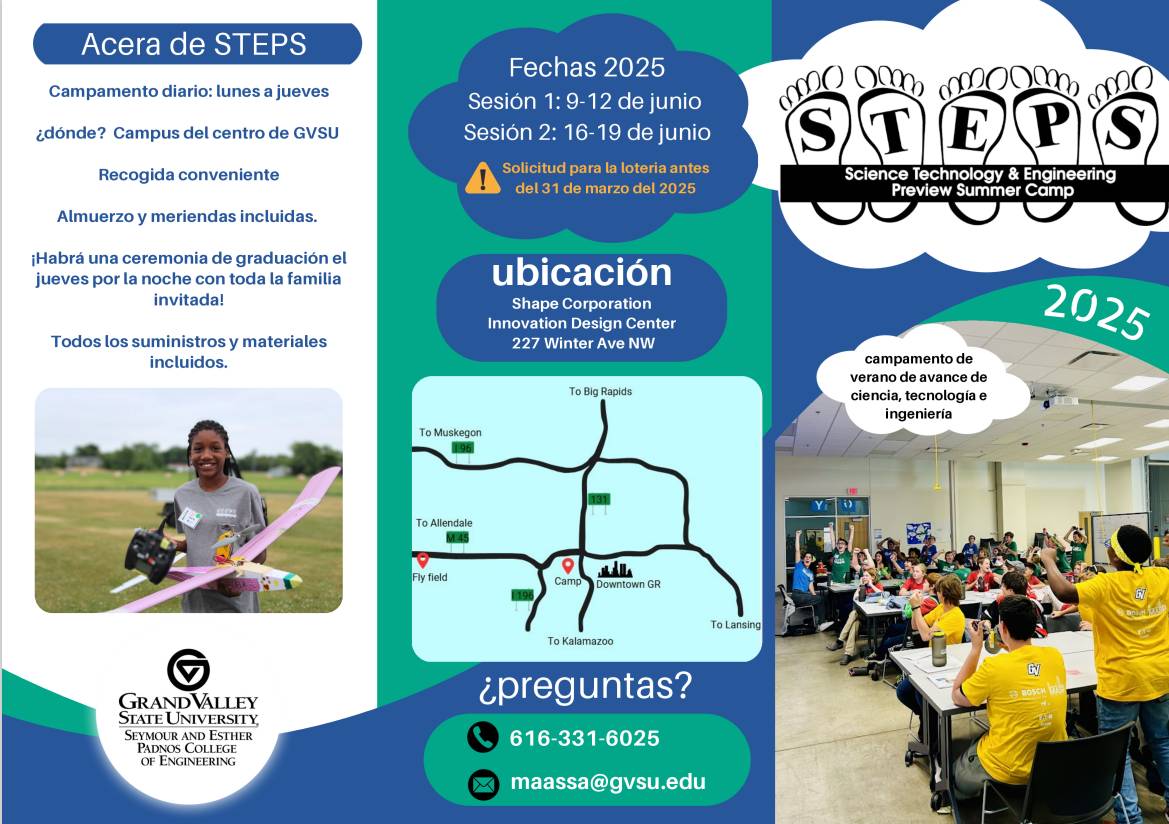 2025 STEPS brochure Spanish Page 2